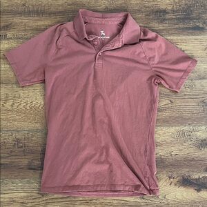 Tailored Athlete: Men's Light Maroon (Rust) Polo Shirt. Size: Medium